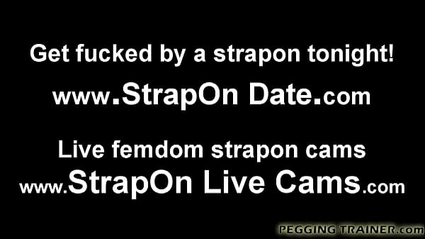 Make sure my big fat strapon is properly lubed