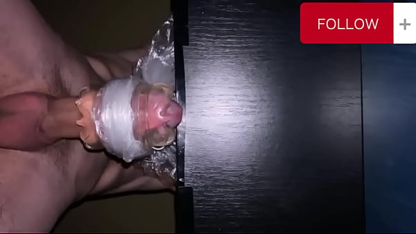 Verbal Guy Fucking Fleshlight while Moaning until Dripping Cum